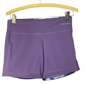 I am becoming IAB 3-INCH NO-RIDE purple CrossFit shorts size small